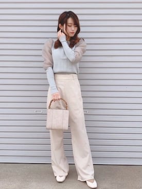 moka  fujimotoさん（レディース・156cm）の春コーディネート