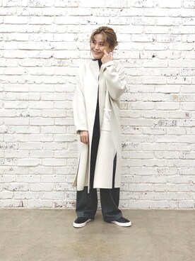 「30代ファッション」｜「アイテム（その他アウター）」を使った、norico さん（レディース・160cm）の秋コーディネート