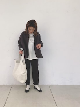「30代ファッション」｜「アイテム（その他アウター）」を使った、norico さん（レディース・160cm）の冬コーディネート