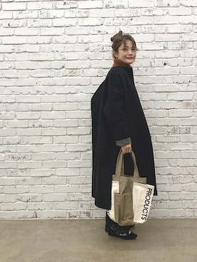 「30代ファッション」｜「アイテム（その他アウター）」を使った、norico さん（レディース・160cm）の秋コーディネート