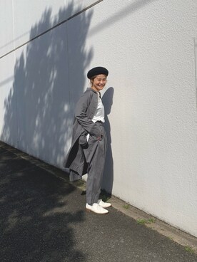 「30代ファッション」｜「アイテム（その他アウター）」を使った、norico さん（レディース・160cm）の春コーディネート