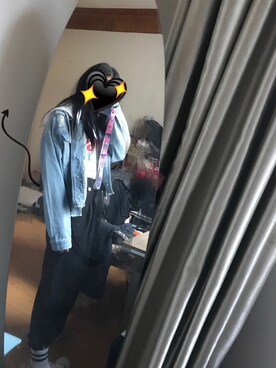「FUN（ファン）のアイテム（デニムジャケット）」を使った、apriliannnnさん（レディース・162cm）の春コーディネート