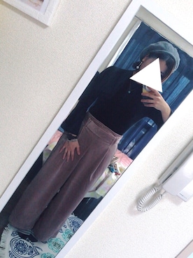 「ピンクベロアパンツ」｜aaaaki☺︎さん（レディース・160cm）の秋コーディネート