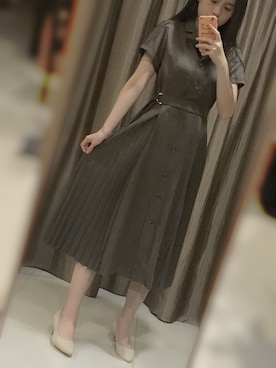 「JUSGLITTY（ジャスグリッティー）のアイテム（ワンピース/ドレス）」を使った、ST et LPさん（レディース・163cm）の秋コーディネート