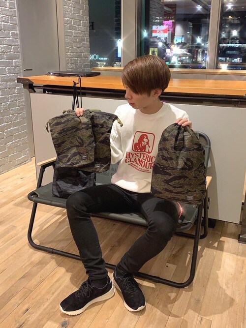 PORTER × HYSTERIC/TIGER CAMO PACKS アーミーポーチ