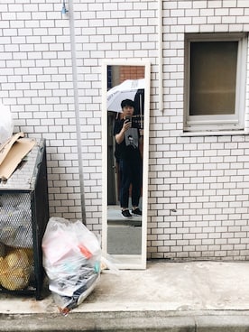 「BEAMS（ビームス）のアイテム（財布/小物）」を使った、ゴマフアザラシさん（メンズ・170cm）の秋コーディネート