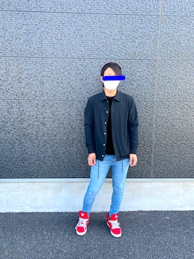 「JUNRED（ジュンレッド）のアイテム（その他アウター）」を使った、IMAMIさん（メンズ・170cm）の秋コーディネート