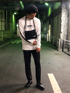 「WILD THINGS（ワイルドシングス）のアイテム」を使った、tk.TAKEOKIKUCHI天王寺ミオさん（メンズ・179cm）の秋コーディネート