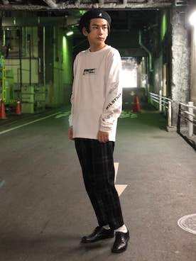 「WILD THINGS（ワイルドシングス）のアイテム」を使った、tk.TAKEOKIKUCHI天王寺ミオさん（メンズ・172cm）の秋コーディネート