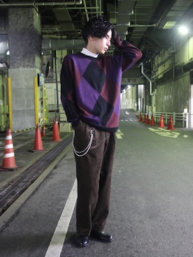 tk.TAKEOKIKUCHI天王寺ミオさん（メンズ・172cm）の秋コーディネート