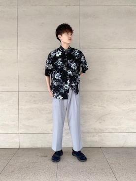 tk.TAKEOKIKUCHI天王寺ミオさん(メンズ・173cm)の夏コーディネート