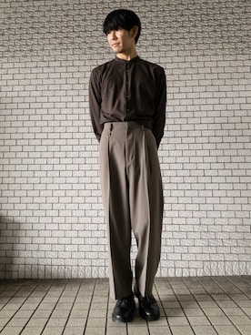 「tk.TAKEO KIKUCHI（ティーケータケオキクチ）のアイテム（パンツ）」を使った、tk.TAKEOKIKUCHI天王寺ミオさん（メンズ・165cm）の夏コーディネート