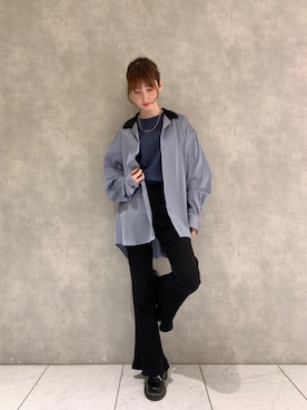 「tk.TAKEO KIKUCHI（ティーケータケオキクチ）のアイテム（アクセサリー）」を使った、tk.TAKEOKIKUCHI天王寺ミオさん（レディース・154cm）の春コーディネート