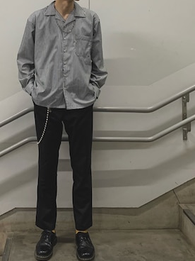 「仕事着」｜「アイテム（財布/小物）」を使った、soyaさん（メンズ・176cm）の春コーディネート