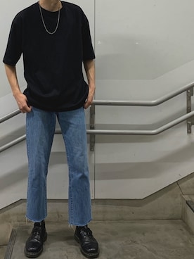 「zozoデニム」｜「アイテム（アクセサリー）」を使った、soyaさん（メンズ・176cm）の夏コーディネート