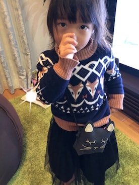 「アイテム（スカート）」を使った、そら♡のあママさん（キッズ・100cm）の冬コーディネート
