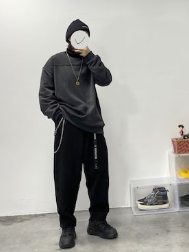 「日系极简」｜「アイテム（その他）」を使った、NOJOKEさん（メンズ・169cm）の秋コーディネート
