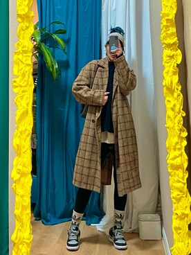 「基础款」｜「アイテム（ジャケット/アウター）」を使った、TWO-NINEさん（レディース・163cm）の春コーディネート