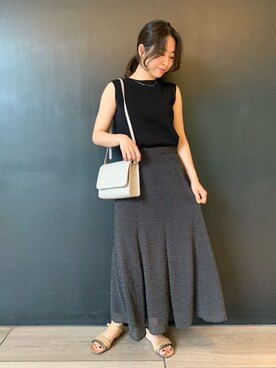 「URBAN RESEARCH ROSSO WOMEN（アーバンリサーチ　ロッソ）のアイテム（サンダル）」を使った、takaokaさん（レディース・158cm）の夏コーディネート