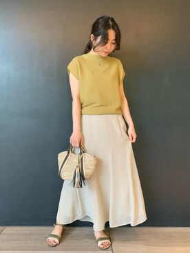 「URBAN RESEARCH ROSSO WOMEN（アーバンリサーチ　ロッソ）のアイテム（サンダル）」を使った、takaokaさん（レディース・158cm）の夏コーディネート