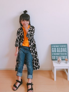 「フェリシモキッズ（フェリシモキッズ）のアイテム」を使った、ricoさん（キッズ・125cm）の秋コーディネート