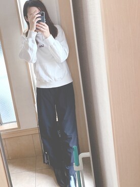 「秋のマイ旬スタイル」｜「アイテム（レインシューズ）」を使った、SAYAKAさん（レディース・168cm）の秋コーディネート