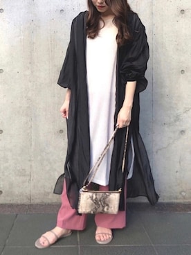 RISAさん（レディース・161cm）の夏コーディネート