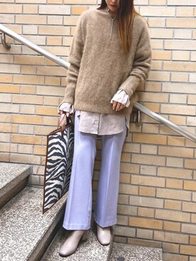 RISAさん（レディース・161cm）の冬コーディネート