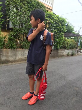 「水筒」｜LOVEさん（キッズ・130cm）の夏コーディネート