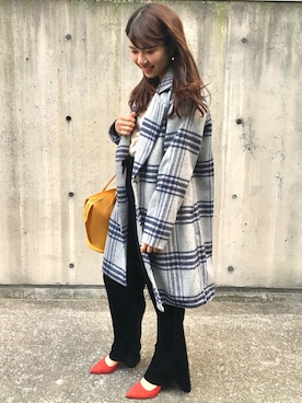 「J.FERRY（ジェイフェリー）のアイテム」を使った、あみさん（レディース・154cm）の冬コーディネート