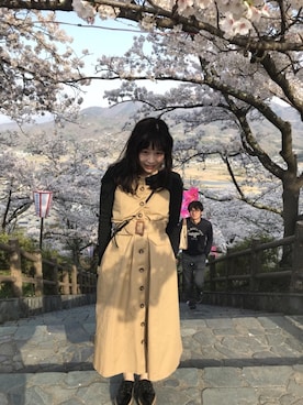 ▽未央△さん(レディース・155cm)の春コーディネート