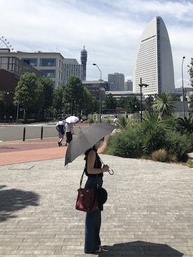 「風邪っぴき」｜▽未央△さん（レディース・155cm）の夏コーディネート