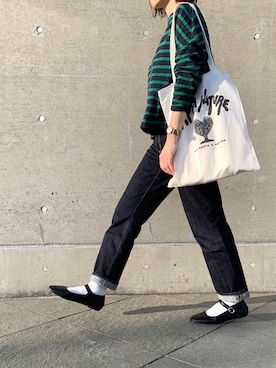 「アイテム（アナログ腕時計）」を使った、greenさん（レディース・160cm）の春コーディネート