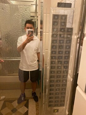 「fog（フォグ）のアイテム」を使った、Tsim Billyさん（メンズ・173cm）の夏コーディネート