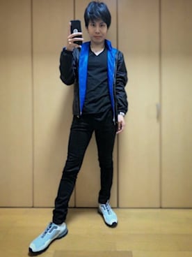 「PRADA（プラダ）のアイテム（ナイロンジャケット）」を使った、AVANT-GARDE KENTAさん（メンズ・175cm）の夏コーディネート