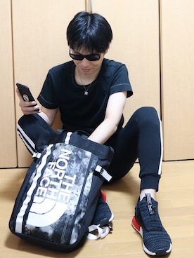 「トレーニング」｜「アイテム（アクセサリー）」を使った、AVANT-GARDE KENTAさん（メンズ・174cm）の夏コーディネート