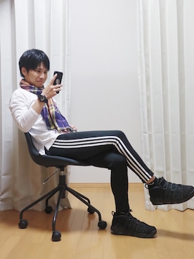 「instagramフォローお願いします」｜「アイテム（腕時計）」を使った、AVANT-GARDE KENTAさん（メンズ・174cm）の冬コーディネート