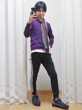 「ストリートカジュアル」｜「アイテム（腕時計）」を使った、AVANT-GARDE KENTAさん（メンズ・174cm）の冬コーディネート