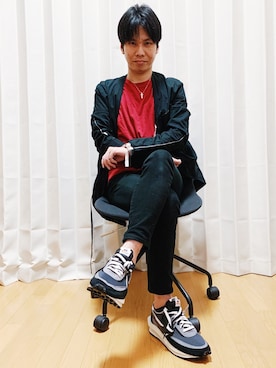 「GUCCI（グッチ）のアイテム（アクセサリー）」を使った、AVANT-GARDE KENTAさん（メンズ・174cm）の春コーディネート