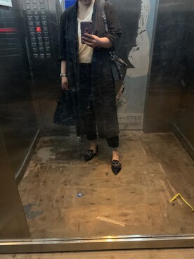 「日系极简」｜「アイテム（トレンチコート）」を使った、luby110さん（レディース・164cm）の秋コーディネート