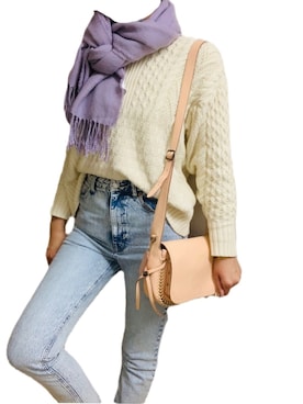「H&M（エイチ・アンド・エム）のアイテム（デニムパンツ、ブルー系）」を使った、msclosetさん（レディース・175cm）の秋コーディネート