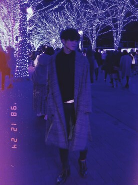 「ivory court（アイボリーコート）のアイテム」を使った、rai242.winterさん（メンズ・167cm）の冬コーディネート