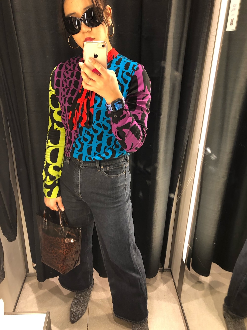 「TOMFORD、Desigual、ZARA、ORiental TRaffic(ORiental TRaffic)、ユニクロ、LIVE、きれいめカジュアル、秋のコーデ」｜「Desigualのシャツロングスリーブ JANICE（シャツ/ブラウス、その他）」を使った、ひかるさん（レディース・162cm）の秋コーディネートの1枚目の写真
