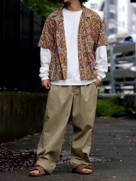 tmoriさん（メンズ・170cm）の夏コーディネート
