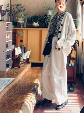 「スーツ風」｜ほたてさん（レディース・166cm）の秋コーディネート