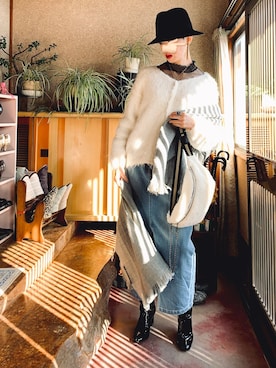 ほたてさん（レディース・166cm）の秋コーディネート