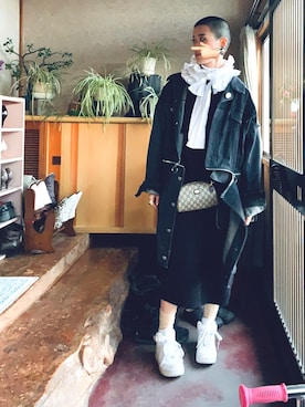 「PAMEO POSE（パメオポーズ）のアイテム（ジャケット/アウター）」を使った、ほたてさん（レディース・166cm）の冬コーディネート