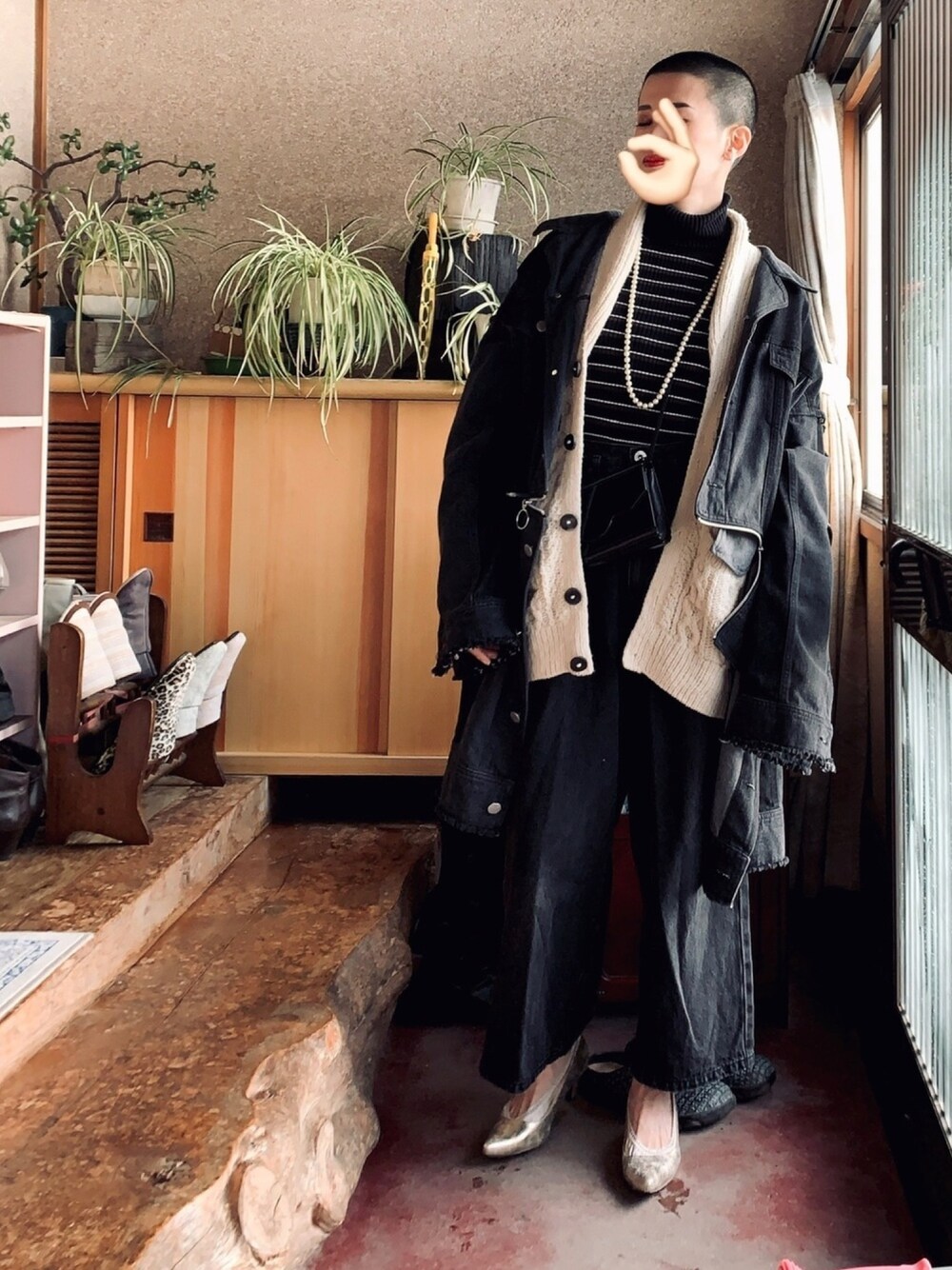 ジャケット・アウター PAMEOPOSE 3 Way Denim Mix Coat PAMEO POSE（パメオポーズ）の「3Way Denim Mix Coat（その他
