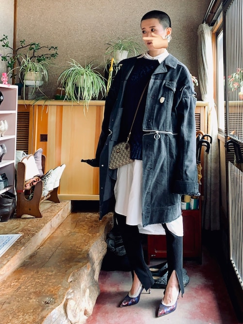 PAMEO POSE（パメオポーズ）の「3Way Denim Mix Coat（デニム