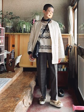 ほたてさん（レディース・166cm）の冬コーディネート